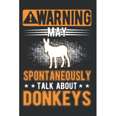 Imagem de Donkey Notebook: May Spontaneously Talk About Donkeys Maultier Donkey / 6x9 Inches / 120 graph Sites