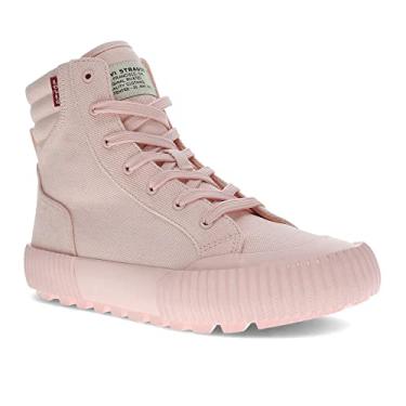 Imagem de Levi's Tênis feminino Olivia DF Fabric Hightop Fashion, Blush Mono, 37