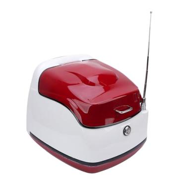 Imagem de Capa Superior para Motocicleta, Porta-malas de Scooter 38L Universal Scooter Trunk Tour Estilo retrô Caixa Traseira de Motocicleta para Scooters Elétricos, Capacidade Espaçosa