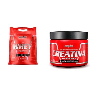 Imagem de Kit Integralmédica Hipercalórico Nutri Whey Protein 900g Baunilha + Creatina 150g
