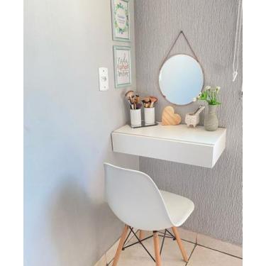 Imagem de Penteadeira bancada suspensa em MDF 60cm - kaza das prateleiras