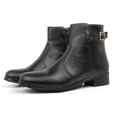 Imagem de Bota Feminina Cano Curto Noelle 501 (Preta, BR, Adulto, Numérico, 40)