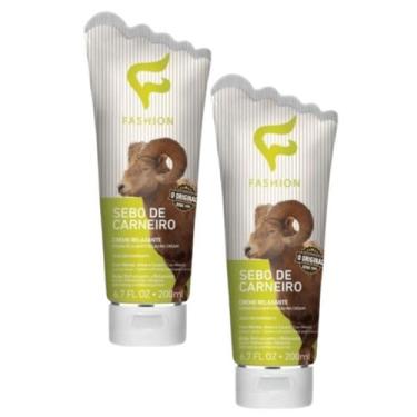 Imagem de Kit 2 Sebo De Carneiro Relaxante Hidratante 200Ml - Fashion