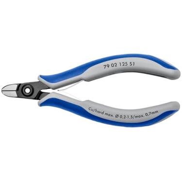 Imagem de KNIPEX Ferramentas – Cortadores diagonais de nariz redondo de aviação, multicomponentes (7902125S1)