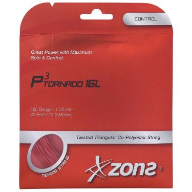 Imagem de Corda Zons P3 Tornado 16L 1.25mm Vermelha - Set Individual 