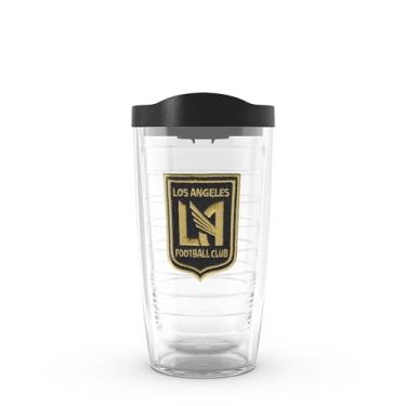 Imagem de Tervis MLS Los Angeles FC - Copo de viagem com logotipo primário feito nos EUA com isolamento térmico de parede dupla mantém as bebidas frias e quentes, 473 ml, clássico