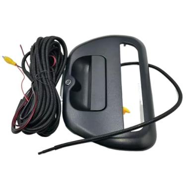 Imagem de Moldura de maçaneta de porta traseira de carro com conjunto de fios de câmera traseira MN167500XA compatível com Mitsubishi Triton L200 2005-2015 5716A031XA 5716A041