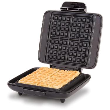 Imagem de Máquina de Waffle, 4 Fatias, 1200W, Antiaderente, 110v, DASH DNMWM400SL, Cinza