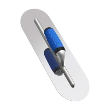Imagem de Bothyi Trowel de piscina Trowel, profissional, eficiência de eficiência ergonomia aço inoxidável para cimento de placa de gesso, 40cmx10cm