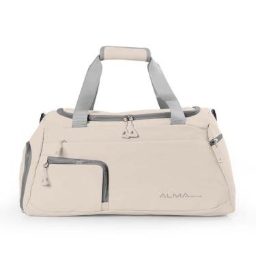 Imagem de Bolsa Para Academia Fit Nude 5 Compartimentos Alma Genius