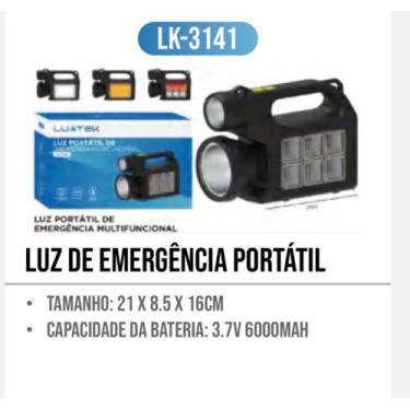 Imagem de Lanterna portátil emergencial 3141 - Luatek