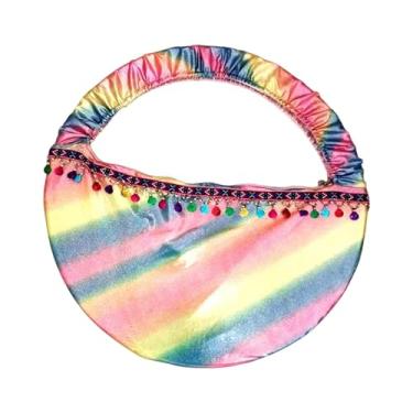 Imagem de Colaxi Exercício de ginástica de ginástica de bola de argola para adultos Tote transportador organizador de fitness bola de armazenamento para concorrência, Shell Charms M