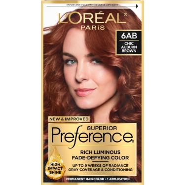 Imagem de Tintura de cabelo L'Oreal Paris Superior Preference 6AB Chic Auburn