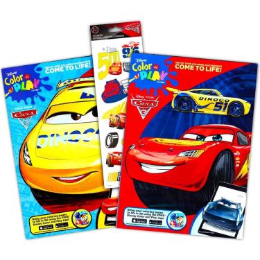 Imagem de Disney Cars Coloring Book Set (2 livros com Lightning McQueen - 96 páginas, Int. Ed. )