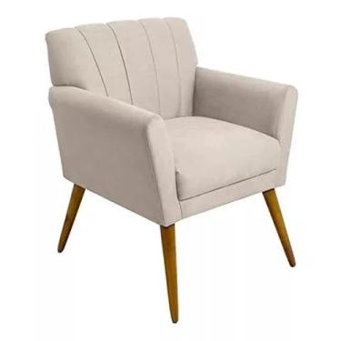 Imagem de Poltrona Decorativa Cecília - Bege - Ecotec Decor