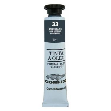 Imagem de Tinta Óleo 20ml G1 033 Gris de Payne Corfix, 033 - GRIS DE PAYNE