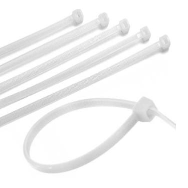 Imagem de Abraçadeira de Nylon 2,5X150Mm com 100 Un Branca - Force Line