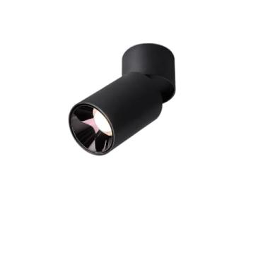 Imagem de HuiNian Luz descendente doméstica moderna 7W ângulo ajustável led montado na superfície holofote dobrável sem luz principal entrada corredor fundo parede restaurante bengaleiro teto holofote