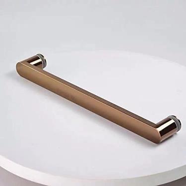 Imagem de Maçaneta de porta de correr em aço inoxidável, puxadores de porta de pressão de aço inoxidável de alta resistência para casa de banho, de aço inoxidável, de vários tamanhos (tamanho: 300 mm) ()