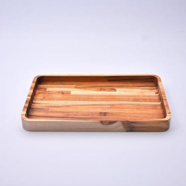 Imagem de Gamela em Madeira Teca - 40X25cm - Utilitário Decor