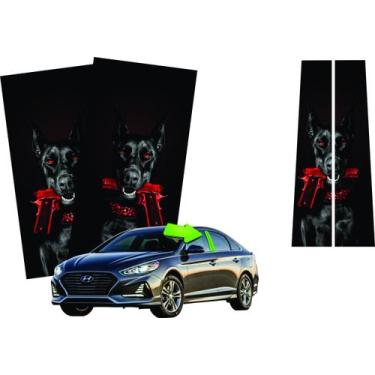 Imagem de Adesivo Personalizado Para Coluna Porta Carro Decorativo 250 - Resitan