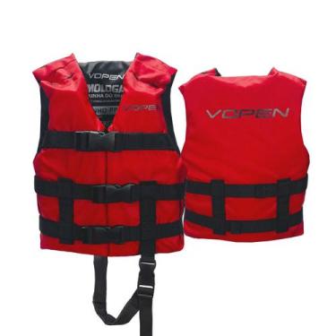 Imagem de Colete Salva Vidas Infantil Homologado Vermelho CNY01 - Vopen, P