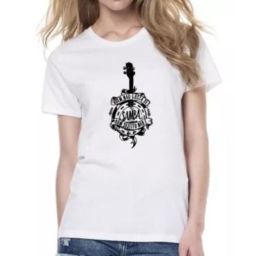 Imagem de Camiseta Baby Look Quem nao gosta de samba cavaquinho - Alearts, P