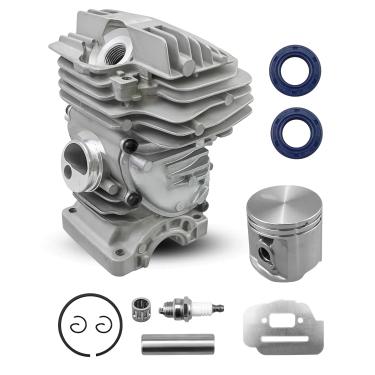 Imagem de HUQUZN Kit de pistão cilíndrico adequado para motosserras a gás Stihl MS291 MS291C MS 291 55,5cc MS271 MS271C MS 271 Substituir 1141-020-1206 1141 020 1206 9639-951-1584 951 512 0 03 2330 1141-149