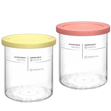 Imagem de Tintas e tampas de reposição para o pacote Ninja Creami Deluxe com 4