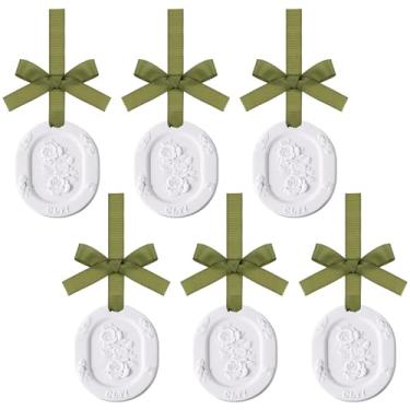 Imagem de Dansib 6 difusores passivos para óleos essenciais, 6 difusor de óleo essencial de carro de flores aromáticas para quarto, carros, banheiro, casa, escritório e viagens, não elétrico, melhora o sono e