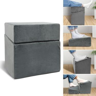 Imagem de Apoio para os pés ajustável embaixo da mesa JZHLLA com espuma de 3 alt
