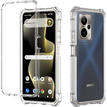 Imagem de Eaglecell - Para Cricket Outlast 5G 2024, AT&T Motivate Pro 5G (SN509A/C) - Capa protetora à prova de choque para celular - transparente