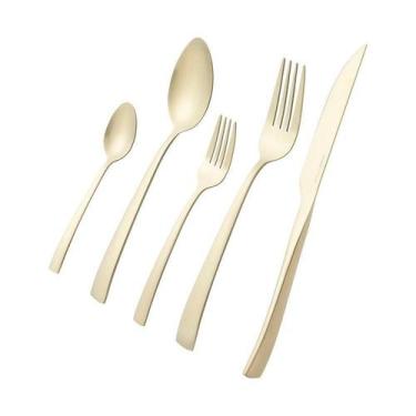 Imagem de Faqueiro Home Style Dhor, DOURADO