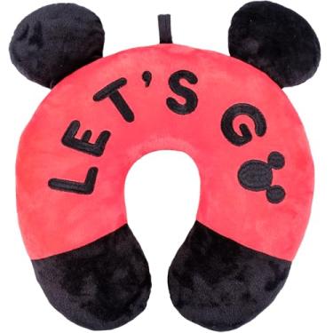 Imagem de Travesseiro de pescoço Concept One Mickey Mouse para viagem, Preto/vermelho, One Size, Travesseiro portátil para viagem da Disney