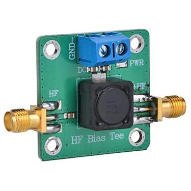 Imagem de RF Microondas HF Bias Tee DC Bias 50K-60MHz Antena Ativa Fonte de Alimentação Amplificador de Banda Larga Bloco DC Potência RF para Comunicação Injeção de Dados SMA-K Impedância
