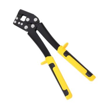 Imagem de Ioensy Ferramenta de crimpagem de parede de metal com quilha, alicate de perfuração de grade, ferramenta de perfuração de metal para decoração, folha de