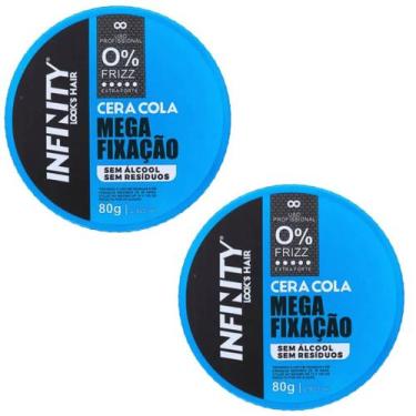 Imagem de Kit 2 Cera Cola Mega Fixação 80g - Infinity