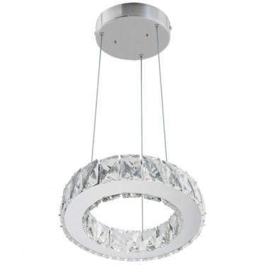 Imagem de Pendente Led Redondo 14w 4000k 250 Mm Tokyo Bronzearte Inox