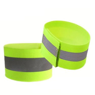 Imagem de 04 Faixa Refletiva Ciclismo Corrida Caminhada Run Noturna Maratona Ref