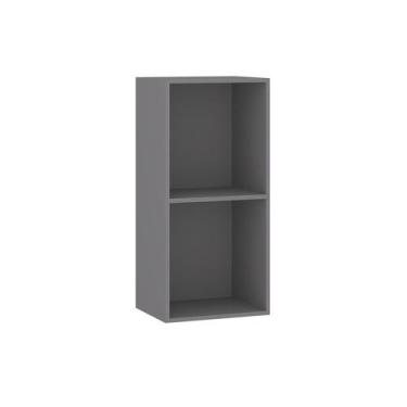 Imagem de Nicho Vertical 40cm Classic Luciane Móveis, Cinza Puro