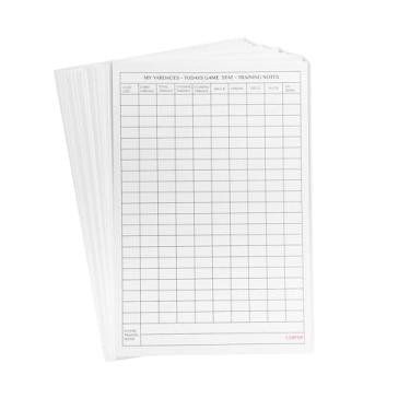 Imagem de UDPARSCO Golf Scorecard – Perfect Golf Gift for Men/Women, Dad, Husband, Golf Lovers (20-packs Score Cards)