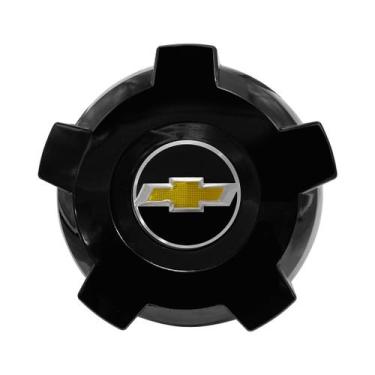 Imagem de Calota S10 6 Furos Para Roda De Ferro 12/21 Preta Brilhante - DCAPS