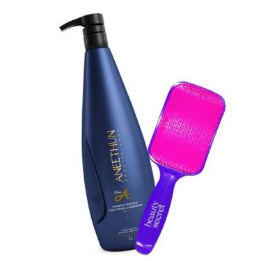 Imagem de KIT Shampoo 1 Litro Linha A Aneethun + Escova Beauty Secret