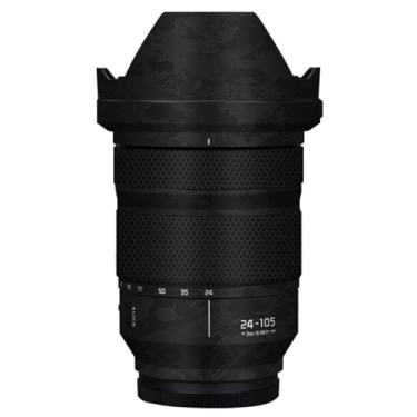 Imagem de Skin Lens Camera Skin Wrap Vinil Protetor Adesivo Acessórios de Fotografia para Panasonic Lumix S 24-105mm F4 24 105 (Knight Black)