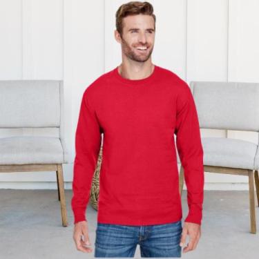 Imagem de Kit 3 Camiseta Masculina Manga Longa 100% Algodão fio 30.1 malha Premi