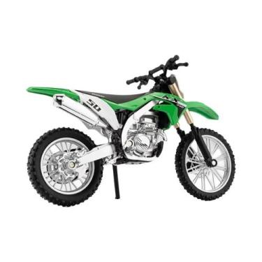 Imagem de 1:12 Escala Kawasaki ZX-10R KX450 Modelo De Brinquedo De Motocicleta A