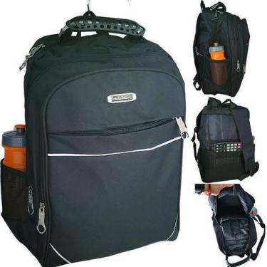 Imagem de Mochila Executiva Porta Notebook 15 Usb Cabo Aço A101 - Plat1