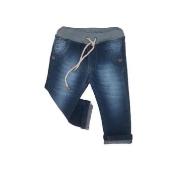 Imagem de Calça jeans bebê com lycra TAM G - Jr Kids