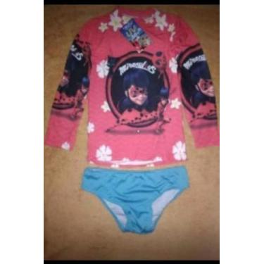 Imagem de Conjunto de banho menina com proteção uv - Mila moda praia