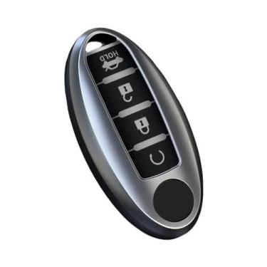 Imagem de Nissan Rogue XTrail Qashqai Juke Versa Key Case Capa Porta-chaves De C